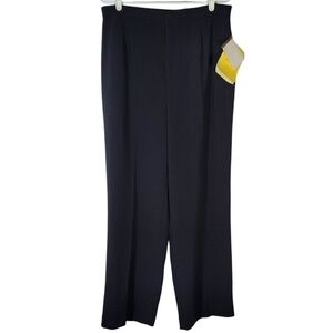 7475 * Bob Mackie Wearable Art Trousers Black Size L NWT